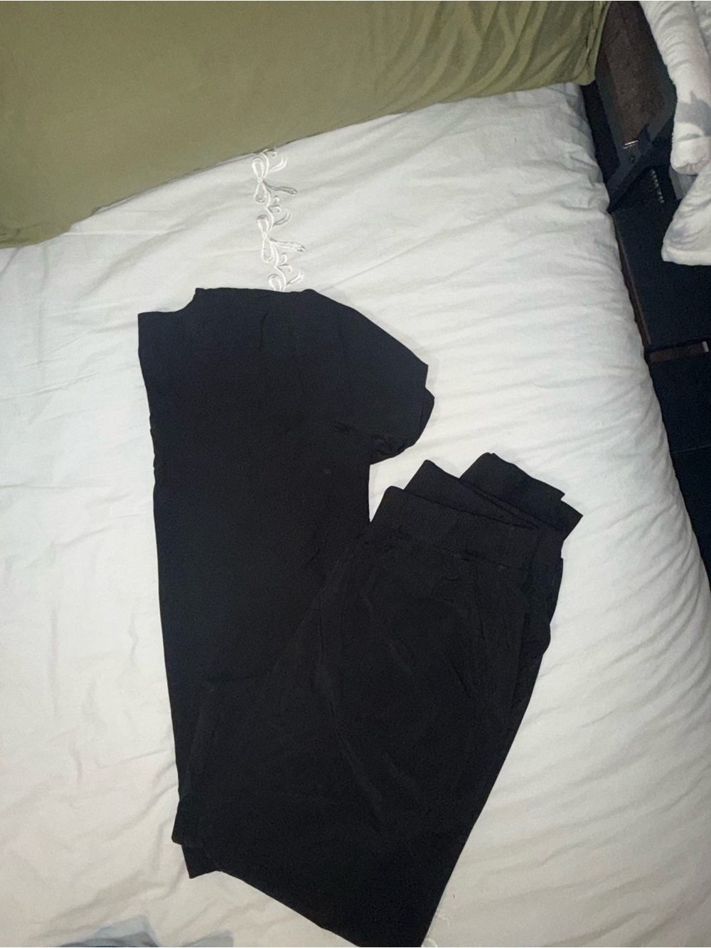 Black Two-Piece Scrub Set